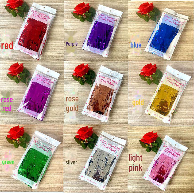 Super Bright 1x2m Rain Curtain for Indoor Decoration