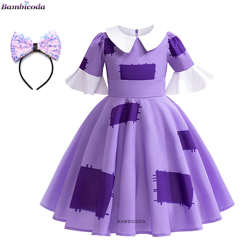 Anime Pomni The Amazing Digital Circus Cosplay Kostuum Jumpsuit Halloween Pak Purim Kostuum Cartoon Cosplay 6T(130) pink