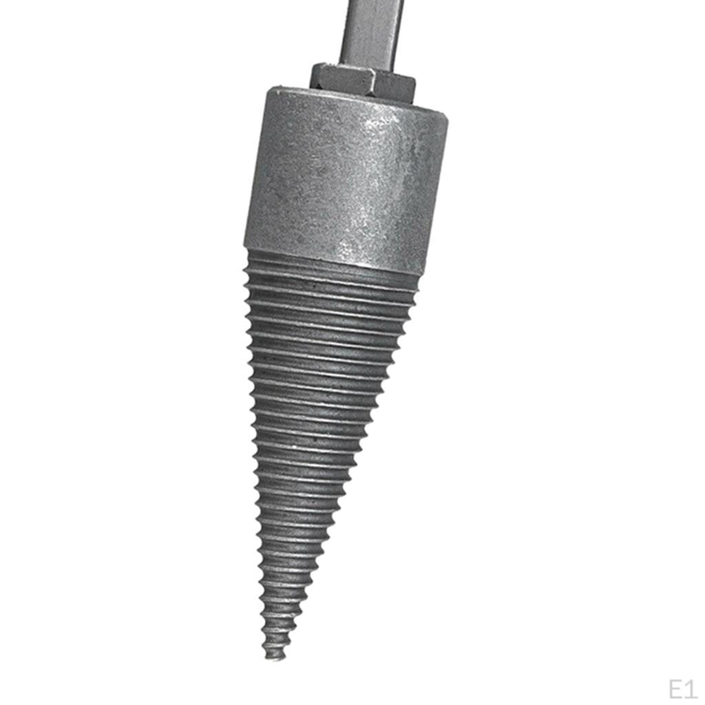 Metal Drill Bits Head Replacement Supplies Chopping Wood Splitter Cone