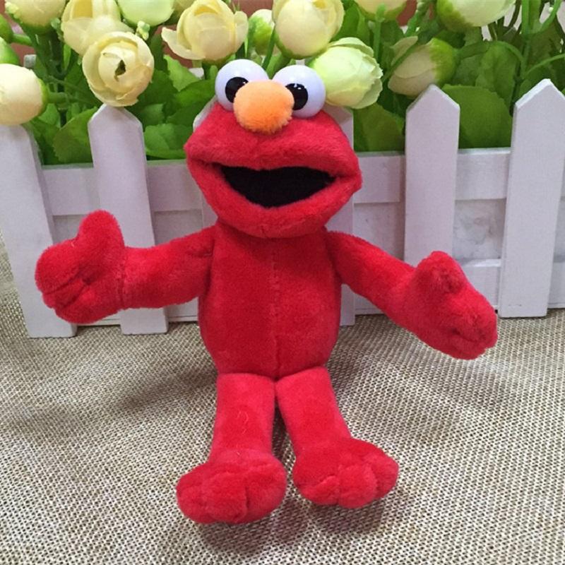 Adorable 6pcs Sesame Street Plush Doll Set Featuring Cookie Monster Elmo Big Bird Bert Ernie