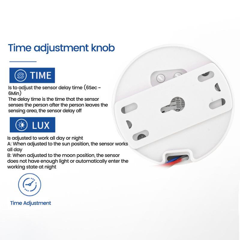 AC 85-265V Intelligent Human Infrared Sensor Switch Ceiling Mini Sensor 802 Ceiling Sensor Switch