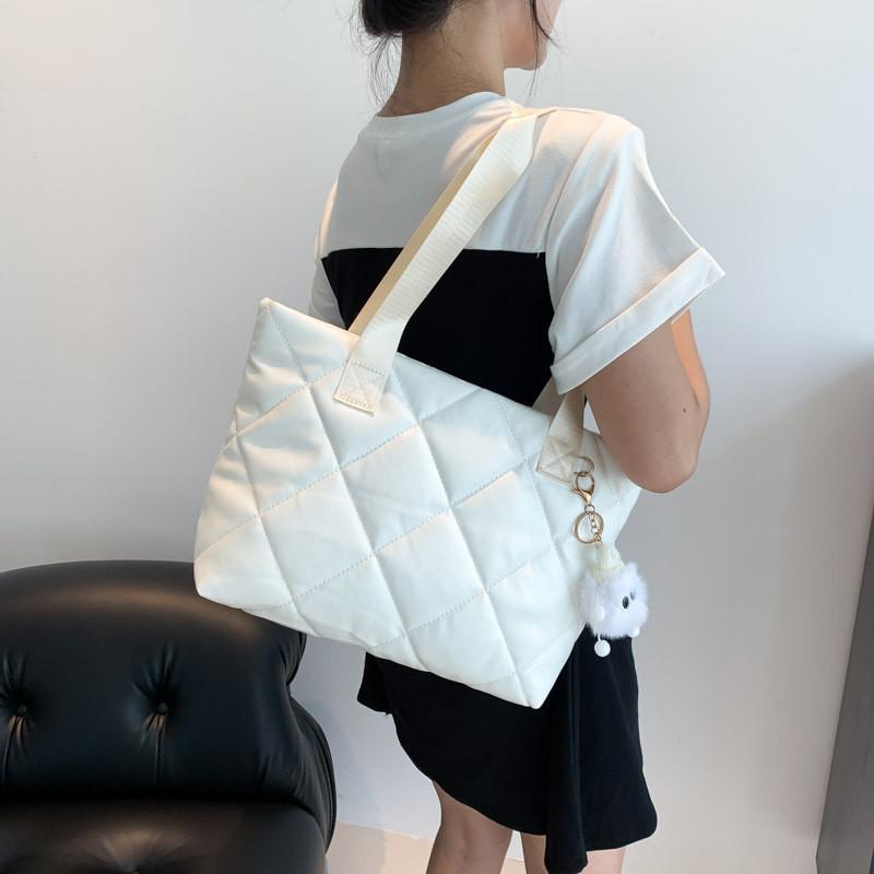 Fashionable Pu Tote Bag For Women Trendy Street Style Large Casual Handbag