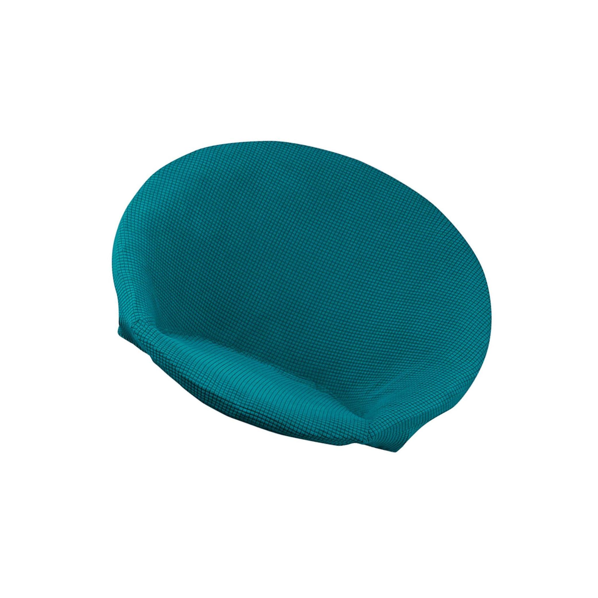 Чехол на стул-блюдце из жаккардовой ткани эластичный съемный чехол на стул-луну 1149₽