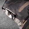 Winter Men Waistcoat Camouflage Thickened Cotton Padded Windproof Zipper Hooded Vest Coat