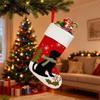 Large Christmas Stockings Festive Hanging Ornament With Loop For Fireplace Mantel Xmas Party Favors Gifts For Kids Adults