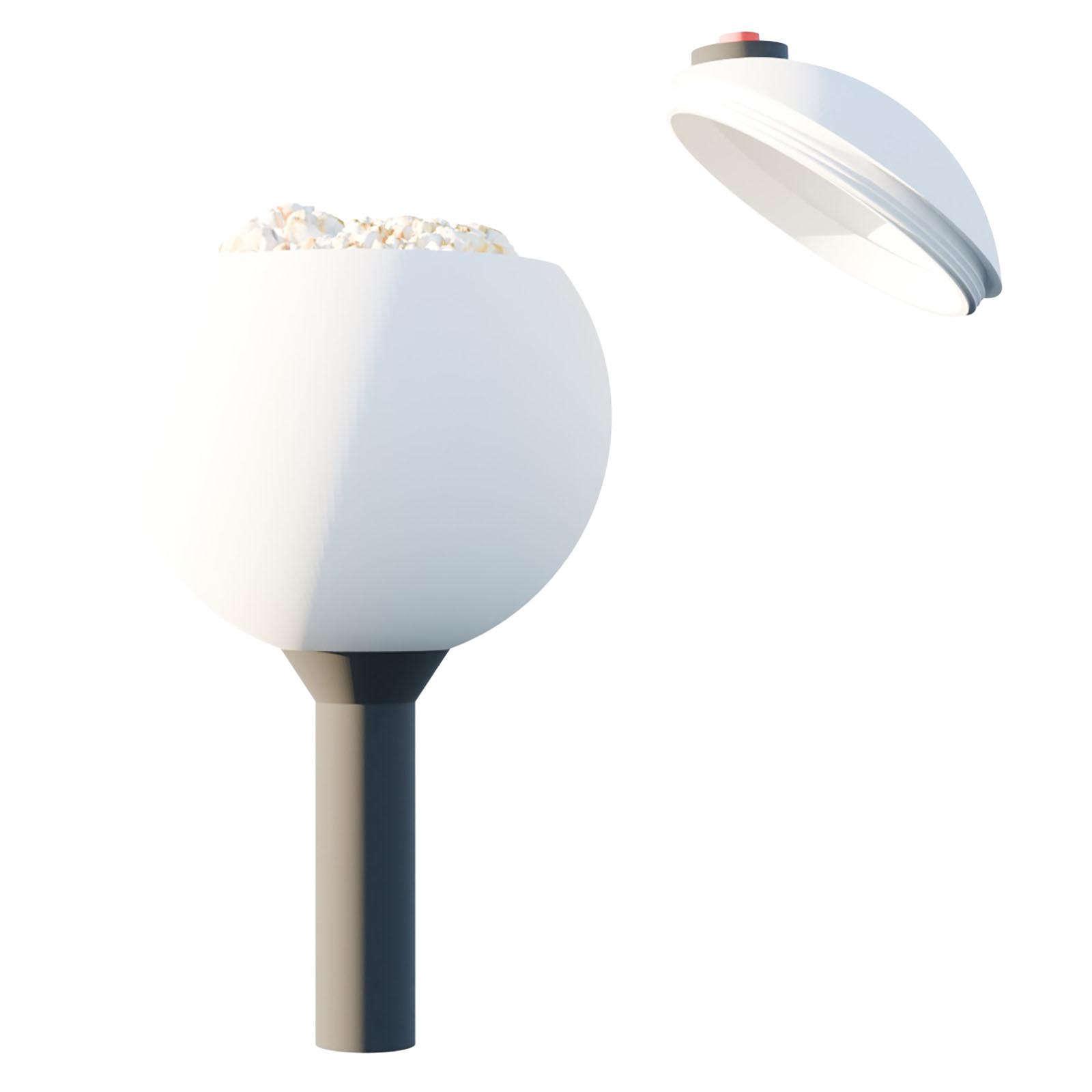 

Portable Popcorn Bucket with Handle Detachable Lid Large Capacity Durable Plastic Material Suitable for Outdoor Use and Easy to Carry One Size