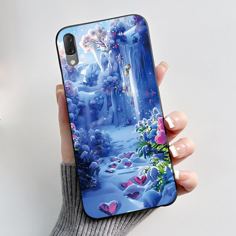 Hülle Für Sony Xperia L3 L4 Hülle Ästhetisch Mode Niedliche Katze Astronaut Schwarz Weiches Silikon Matt Stoßfest Rückabdeckung Stoßfänger