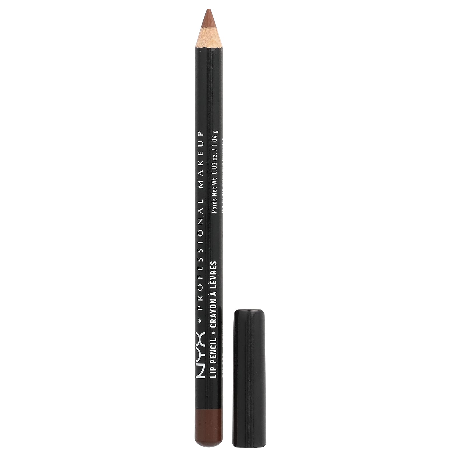 

NYX Professional Makeup, Slim Lip Pencil, 802 Brown, 1.04 g (0.03 oz)