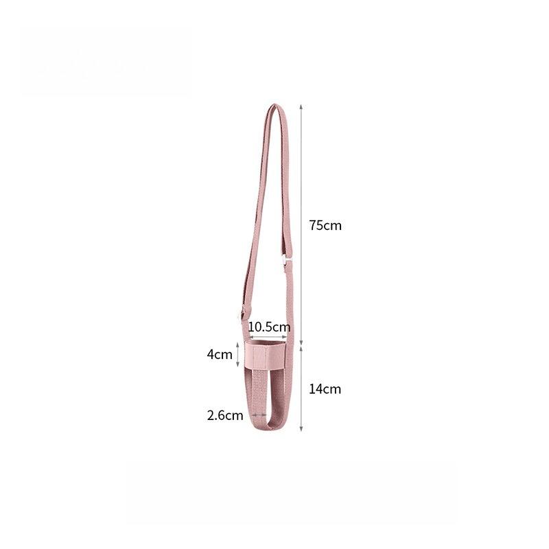 

Water Bottle Strap Carrier Adjustable Shoulder Sling for Sports Travel Portable Kettle Holder Belt for Adults Kids рожевий