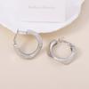 Fashion New Irregular Geometric Streamer Unique Design Ear Buckle Earrings Niche Light Luxury Earrings