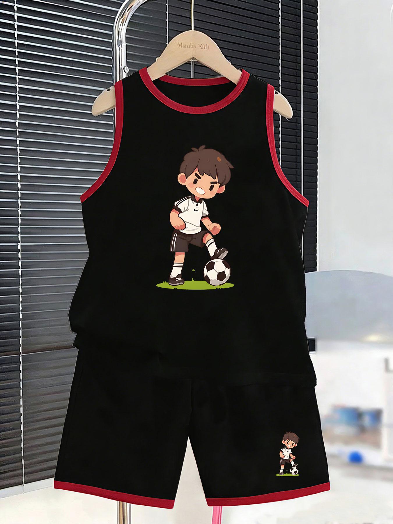

Boys’ “MY MOM SAYS I’M SPECIAL” set. Fun breathable set, loose fit for daily summer wear. 2-3Y чёрный