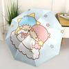 1pc Little Twin Stars Cloud Umbrella with Plastic Handle,Suitable for All Seasons Home Travel Outdoor UmbrellaSanlio136