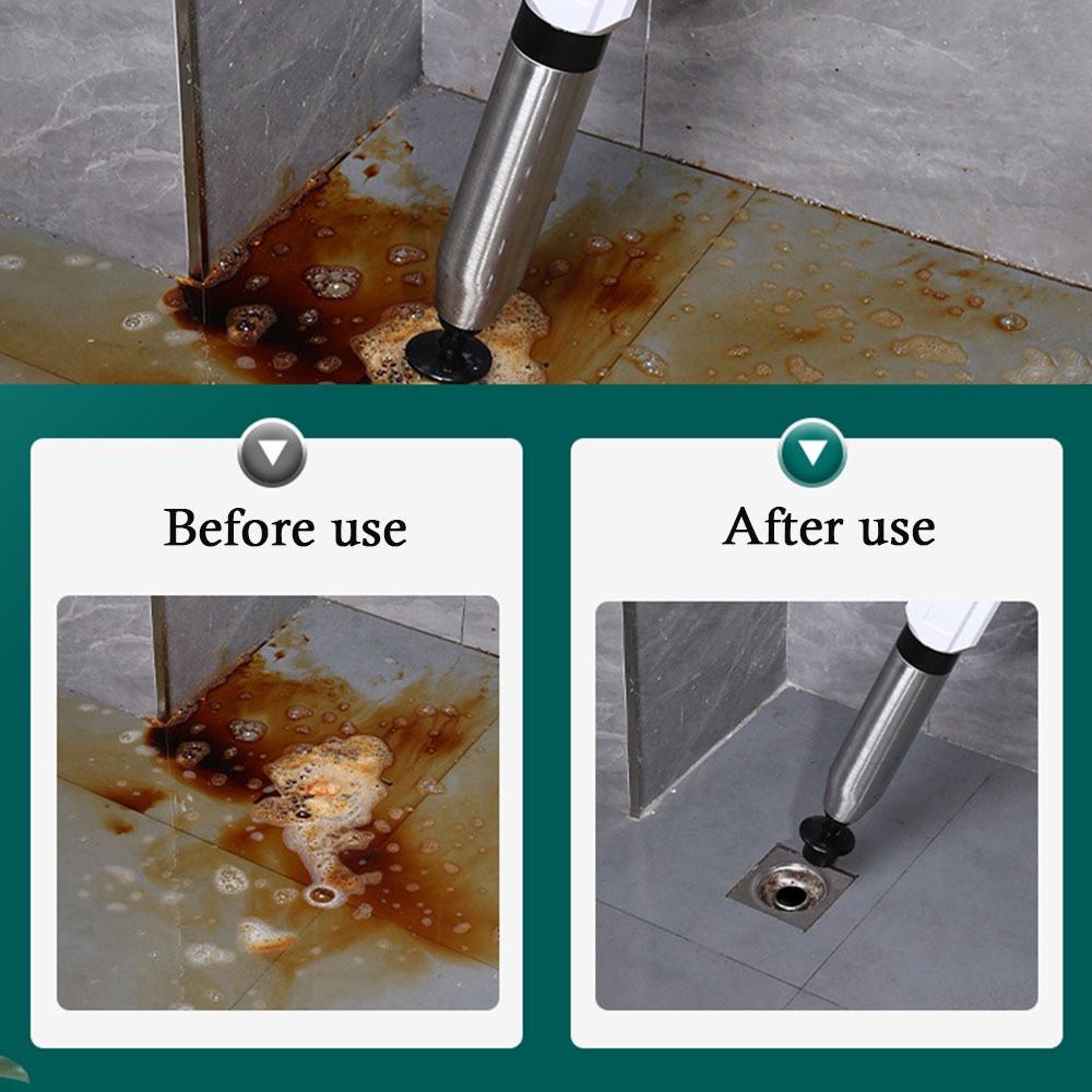 Gospodarstwowy Elektryczny Przepychacz do Toalety Wysokociśnieniowy Odporny na Zachlapania Narzędzie Pneumatyczne do Udrażniania Kanalizacji