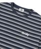 SUNDAY FRUIT MARKET Stripe Waffle Ls Tee Navy