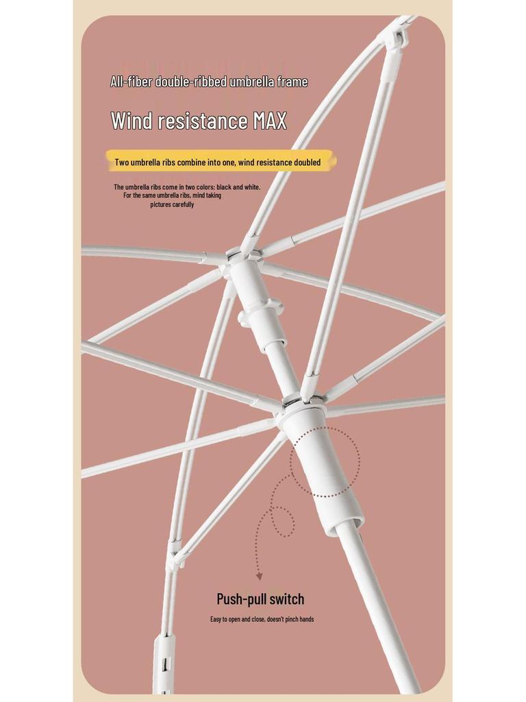 Children's UV Protection Umbrella: Long Handle, Rain or Shine, Reinforced & Enlarged for Elementary Students, Boys & Girls