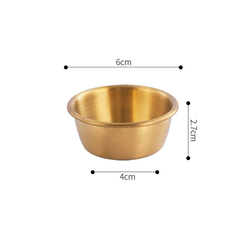304 Stainless Steel Food Storage Tray Thickened Sauce Dipping Dish Snack Pan Kimchi Plate  Pot Seasoning Dish Kitchen Utensil