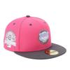 Boné Ajustado 59FIFTY MLB com Patch Lateral Chicago Cubs, Exclusivo ONSPOTZ, Duas Cores na Parte Inferior da Aba, Estilo Tênis, Tamanho 7 1/2, Roxo Grafite (NER36C4738)