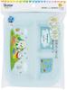 Skater Baby Lunch Antibacterial Inai Inai XP7AG Plate, Plastic, 470ml, Children's Tableware, Baa, 25cm,
