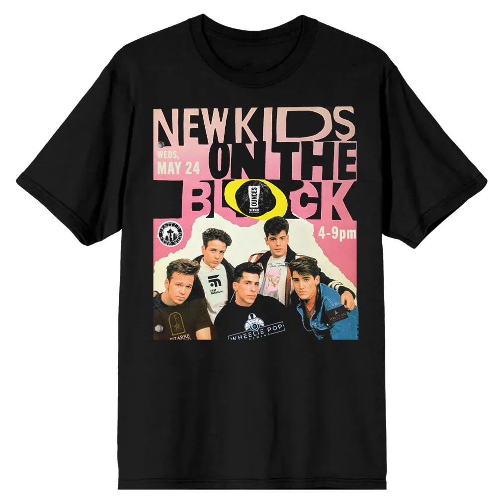 

New Kids on the Block Футболка с коротким рукавом Винтажная Для фаната TT184 Унисекс Футболка с принтом XXL