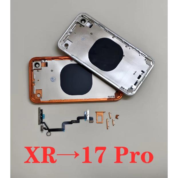 DIY Back XR Retrofit 17 Pro Housing For XR To 17 Pro Back Housing XR Up To 17 Pro XR Convert to 17 Pro For iPhone XR like 17 Pro