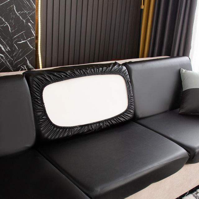 

Новый продукт Чехол для дивана из искусственной кожи, однотонный чехол для дивана, водонепроницаемый чехол для дивана на четыре сезона, чехол для стула, дивана Length 65-95cm