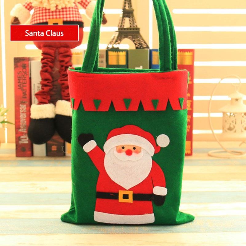 1ks vánoční cukroví 4 styly dárková taška ozdoba sněhulák Santa Claus los strom krásná dekorace držák