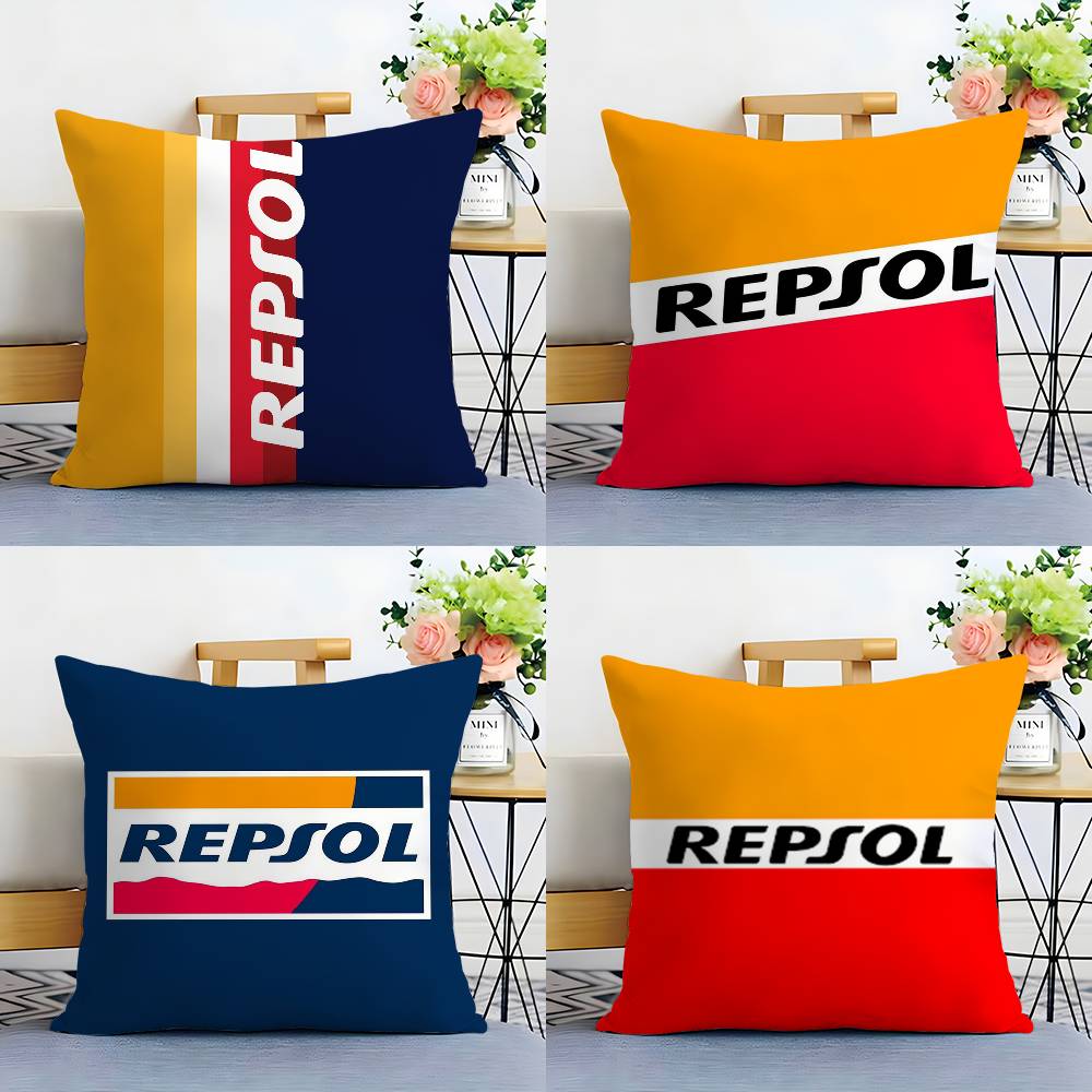 Fashion R-RepsolS Pillow Case Plush Fabric Soft Double Sided Print Home Sofa High Quality Cushion Cover Throw