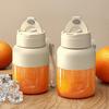 Cordless Juicer Cup with Straw Lid, 800ml Portable Blender for Smoothies, Cordless Juice Cup with 38 Blade, Crush Ice Travel Essential