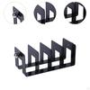 Acrylic Bookend Desk Bookshelf Book Stopper Home Non Skid Stationery File Folder Sorter Organizer