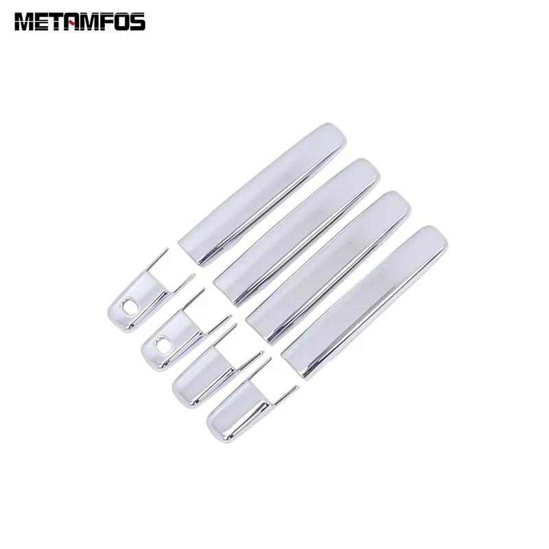 For Nissan Dayz      Chrome Side Door Handle Bowl Cover Trim Protection Cap Sticker Accessories Car Styling