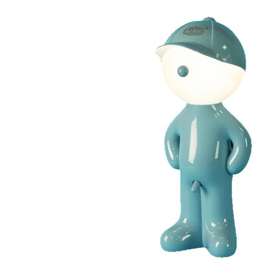 

Hooded Shy Boy USB Charging Table Lamp - Creative & Novelty Gift синій