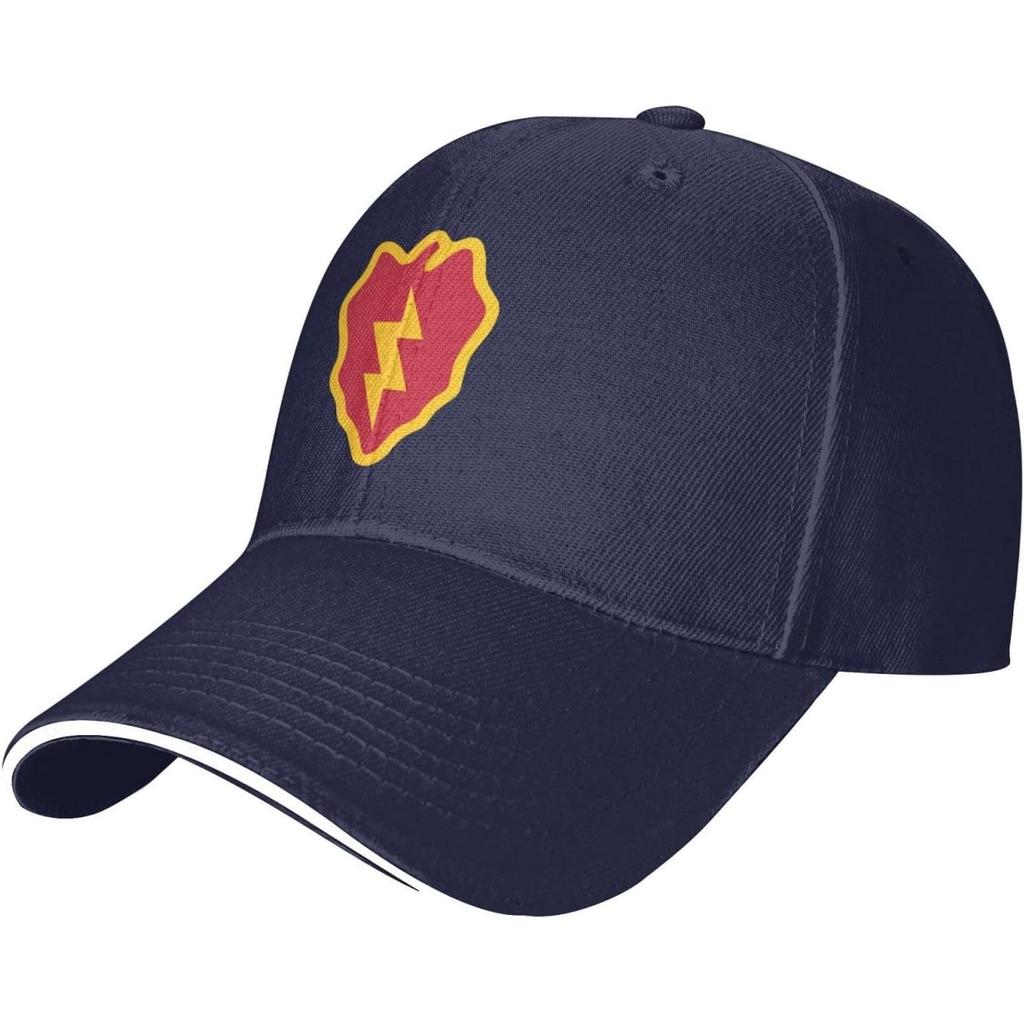 Th Infantry Division Lightning Bolt Baseball Cap Adjustable Sun Hat Casual Polyester Ball Cap
