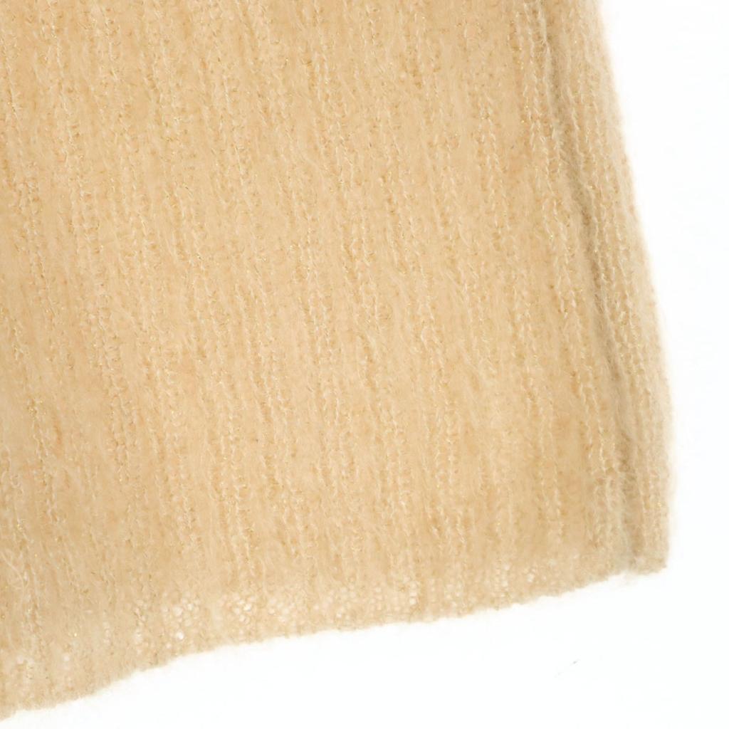 Beauty Products ANAYI Long Sleeve Knit 38 Beige Women Used