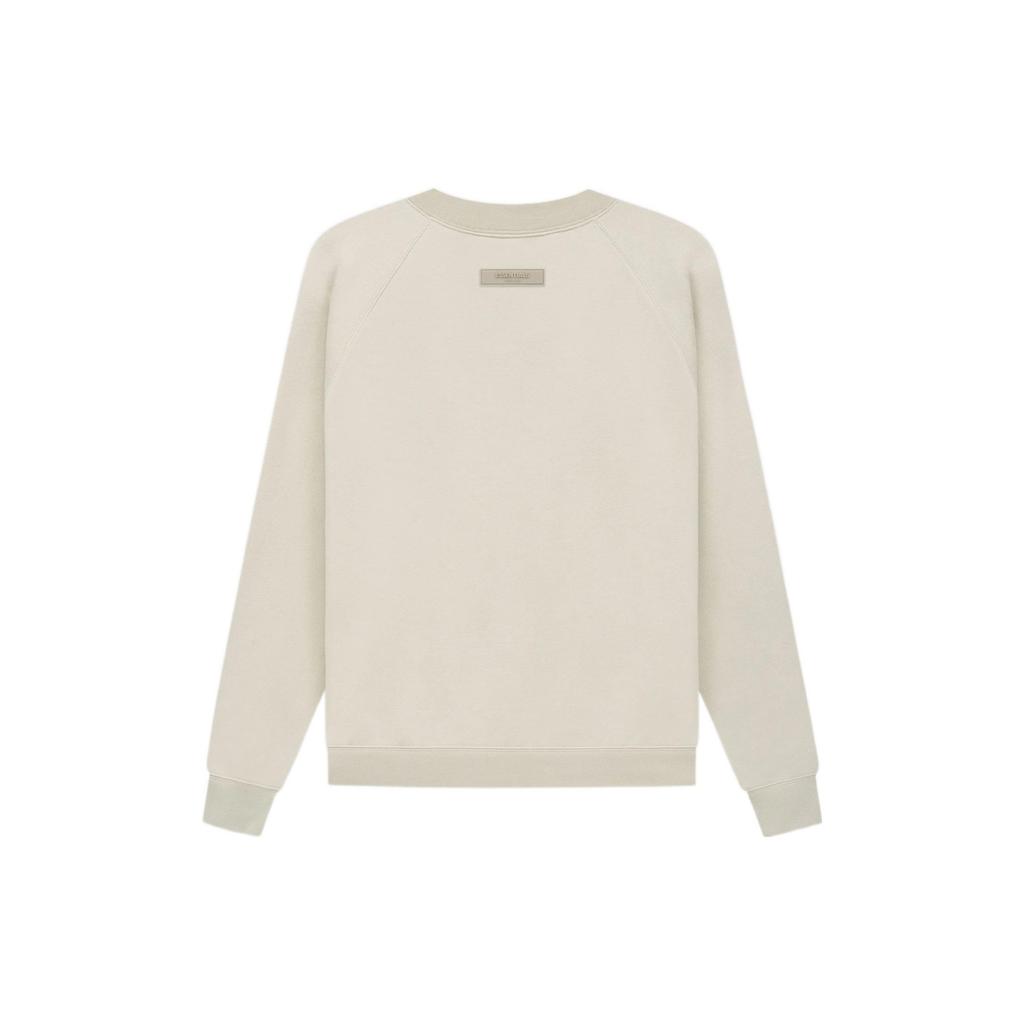 Fear of God Essentials Essentials 1977 Collection SS22 Crewneck Long Sleeve Fleece Sweatshirt Men Sweatshirt Wheat FOG-SS22-179