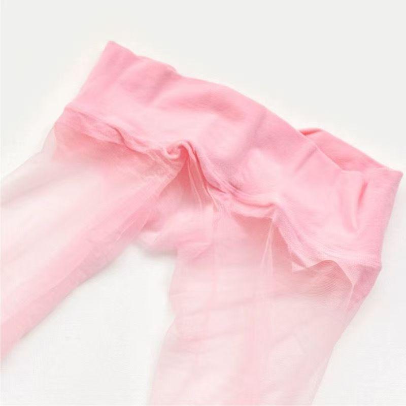 0D Naadloze Hoge Taille Yuanbao Broek: Diepe Kruis, Hoge Dichtheid IJszijde, Verlengde Versie met Voetvormige Transparante Panty's