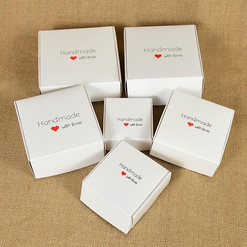 6pcs Kraft Paper Gift Box Marbling Style DIY Handmade Candy Chocolate Packaging Birthday Party Wedding Decoration Christmas Gift