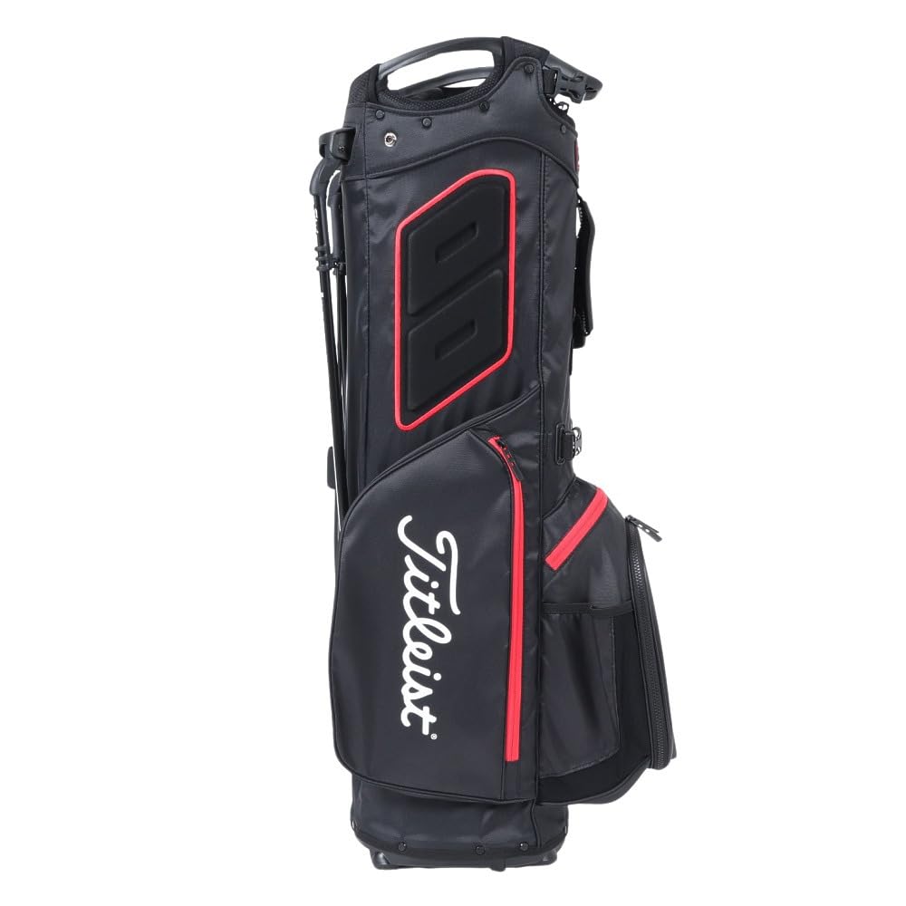 Titleist Hybrid 5 Stand Bag (TB21SX6-006) in Black/Black/Red (BKBKRD)