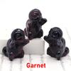 1.2" Cute Cartoon Turtle Figures Natural Stones Carved Anime Statue Healing Crystals Animals Room Ornaments Kids Christmas Gifts