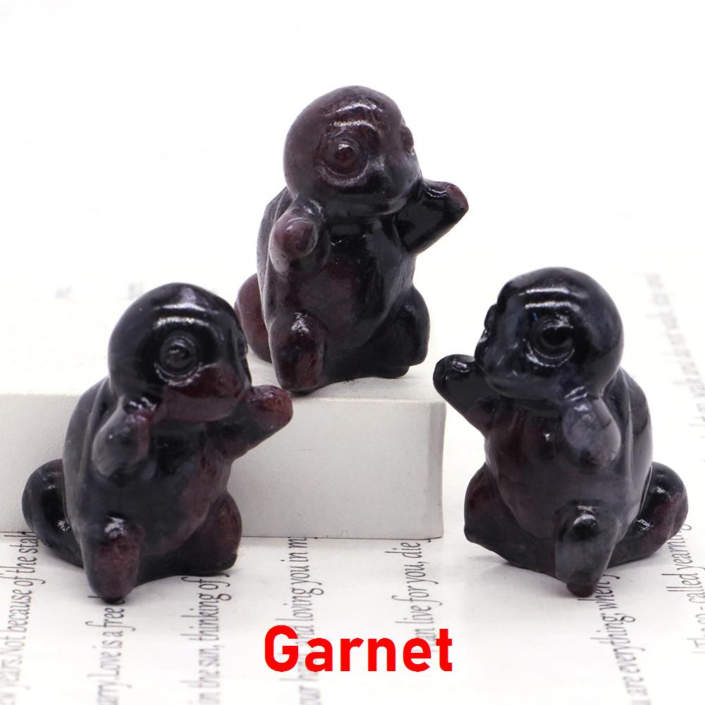 

1.2 Cute Animation Turtle Figures Natural Stones Carved Anime Statue Healing Crystals Animals Room Ornaments Kids Christmas Gifts 1pcs
