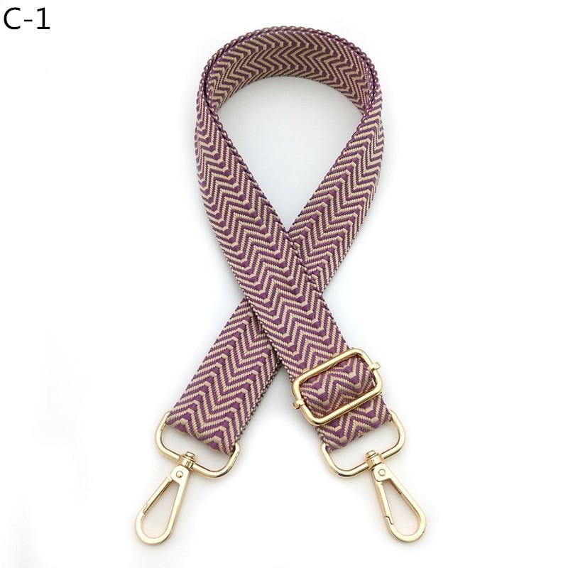 New Arrow Solid Color Bag Shoulder Strap Accessories One Shoulder Oblique Span Adjustable Replacement School Bag Wave Strap