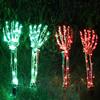 Exquisite Lighted Skeleton Hand Props LED Ghost Skeleton Hand Lamp  Halloween Party