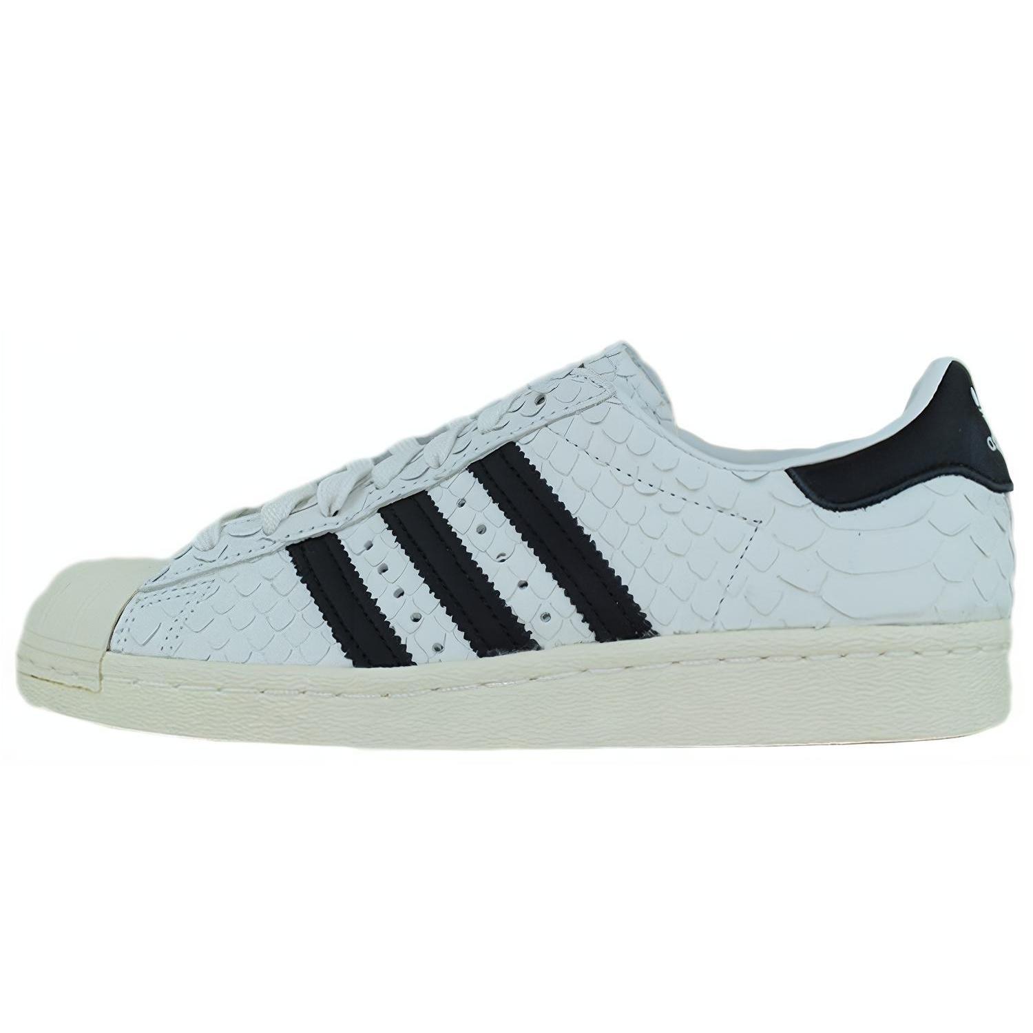 (WMNS) adidas originals Superstar 80s  White Black  Women s S76414 EU 42