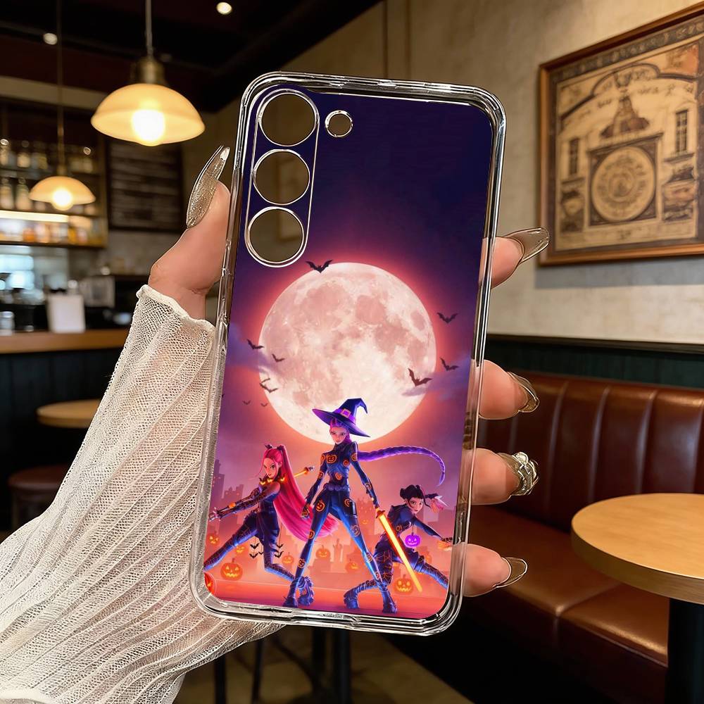 K-Pop D-Demons Hot H-Hunters Phone Case For Samsung Galaxy A71,A70,A52,A51,A40,A30 Transparent Cover