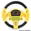 Cross-Border Educational Music Steering Wheel Toy for Little Boys