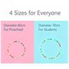 LED Luminous Sports Hoop Diameter Hoop Detachable Fitness Circle Performance Art Abdominal Weight Loss Fitness Equipment