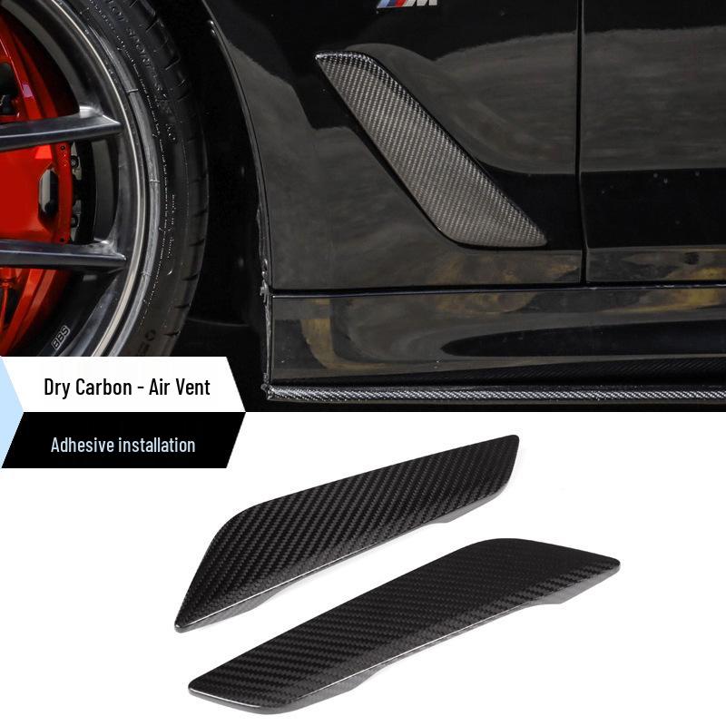 Compatible BMW New 5 Series Front & Rear Lip Kit (525/530Li) - Black Warrior MP Modification Kit.
