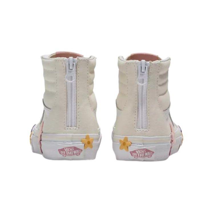 Vans Sk8-Hi Low Top Kids Skate Shoes White Kids Sneakers VN000CTFC9F