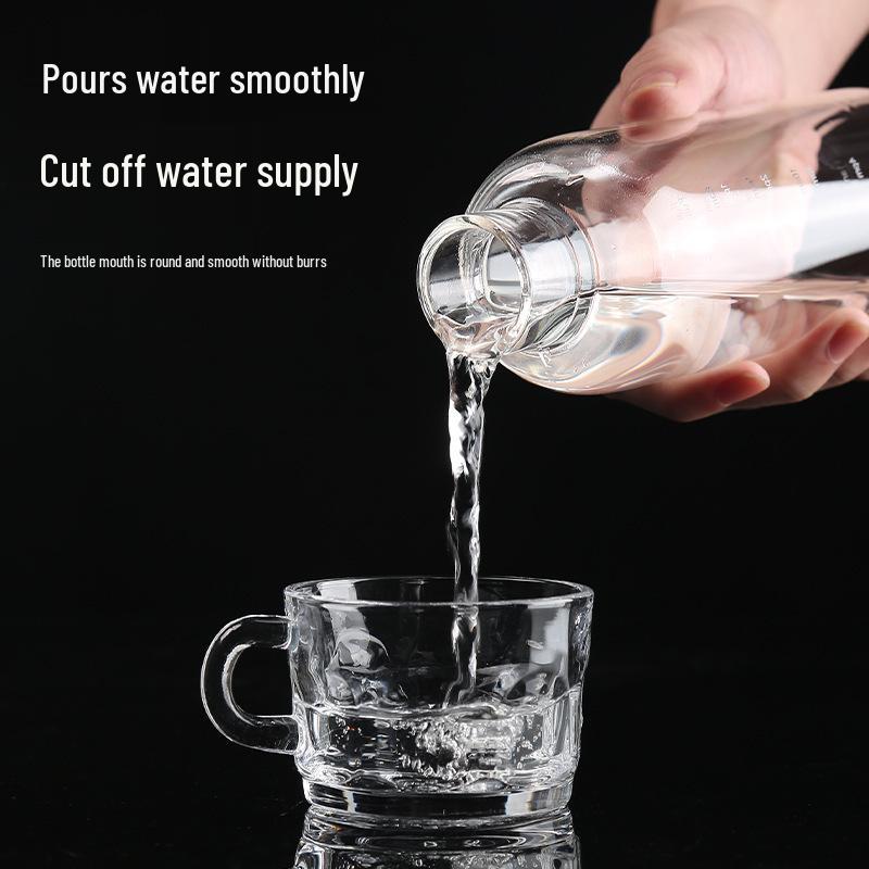 Xiaohongshu-Style High Borosilicate Heat-Resistant Glass Cup for Water, Juice, or Cola