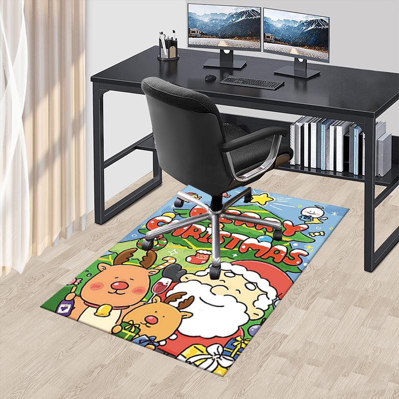 

Christmas Anime Cartoon Design Chair Mat - Non-Slip Carpet for Office, Home Decor, Living Room, Bedroom, Game Room & Dormitory.R040 60cm by 90cm