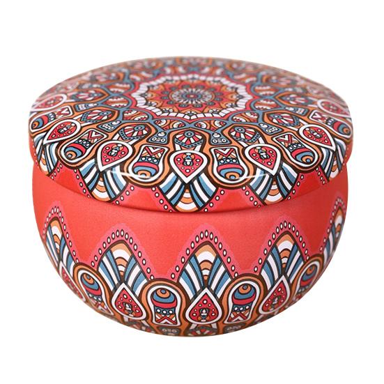 Yousheng Ethnischer Stil Süßigkeiten Aufbewahrungsglas Vintage Blechdose Mehrzweck Schmuck Zucker Teeblatt Blechbehälter Küchenbehälter Dekoration